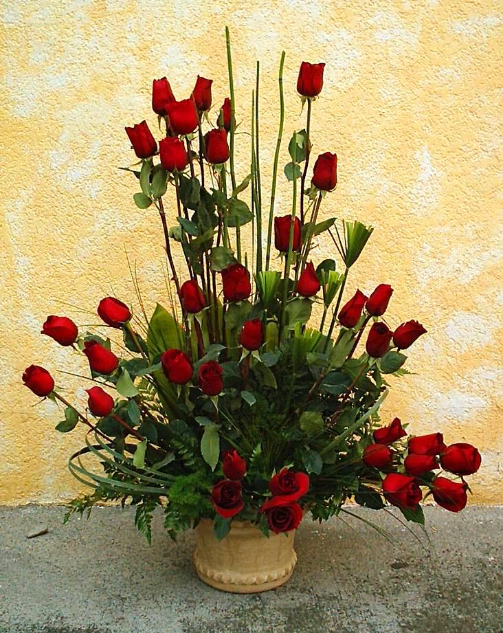 Arreglo Floral con 36 Rosas Rojas # 29